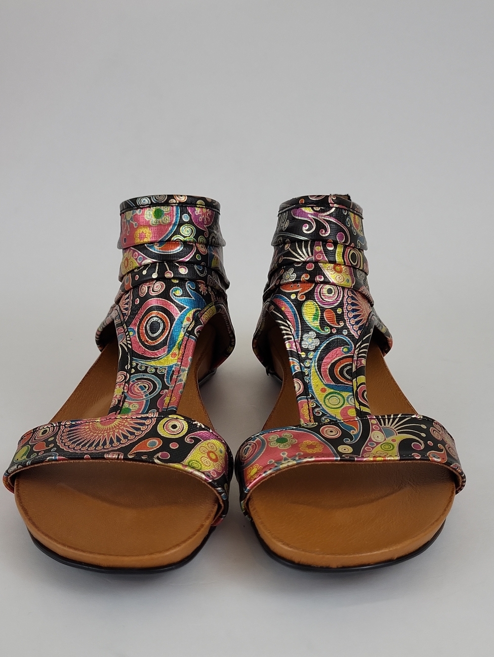 Embassy London Downtown Sandals Size 39 / US 8 *Flawed* - Picture 2 of 16